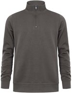 Promodoro Troyer mit Seitentasche und Halbmond, Black S, E5052 – Charcoal (Solid)
