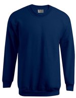 Promodoro Pullover aus Baumwolle mit Elasthan, White XS, E5099N – Navy