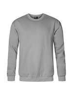Promodoro Pullover aus Baumwolle mit Elasthan, White XS, E5099N – New Light Grey (Solid)