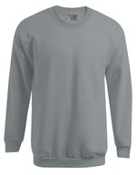 Promodoro Pullover aus Baumwolle mit Elasthan, White XS, E5099N – Sports Grey (Heather)