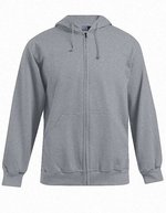 Promodoro Hoody Jacke 80/20 Molton für Herren, Black S, E5182 – Sport Grigio (Melange)