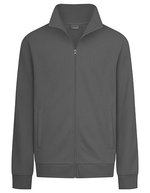 Promodoro Herrenjacke mit Stehkragen und Reißverschluss, Black S, E5290 – Steel Grey (Solid)