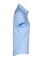 Promodoro Popeline Kurzarmbluse mit Kent-Kragen für Damen, Light Blue S, E6305 – Bild 5