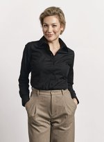 Promodoro Popeline Langarm-Bluse, tailliert für Damen, White 3XL, E6315 – Bild 1