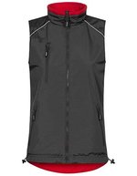 Promodoro Women´s Reversible Vest C? Black/Steel Gray S (E7205), E7205 – Steel Gray/Red