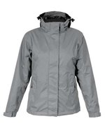 Promodoro Performance Jacke C+ Slim Fit für Damen, Aqua S, E7549 – Steel Grey (Solid)