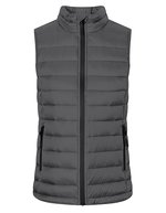 Promodoro Women´s Padded Vest Black S (E7635), E7635 – Steel Gray