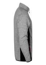 Promodoro Strickfleece-Jacke mit Stehkragen für Herren, Heather Graphite S, E7700 – Bild 5