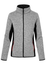 Promodoro Strickfleece-Jacke mit Stehkragen, Heather Graphite S, E7705 – Bild 3