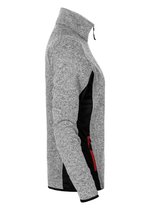 Promodoro Strickfleece-Jacke mit Stehkragen, Heather Graphite S, E7705 – Bild 5
