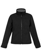 Promodoro Softshell Jacke C+ Slim Cut für Damen, Aqua S, E7821 – Black