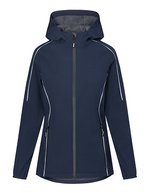 Promodoro Light Softshell Jacke mit Kapuze für Damen – Navy