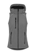 Promodoro Softshell Weste mit Kapuze für Damen, Black S, E7845 – Bild 3