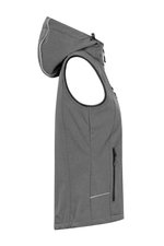 Promodoro Softshell Weste mit Kapuze für Damen, Black S, E7845 – Bild 4