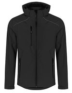 Promodoro Softshell-Jacke mit Kapuze, Black S, E7850 – Bild 2