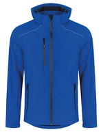 Promodoro Softshell-Jacke mit Kapuze, Black S, E7850 – Royal