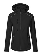Promodoro Softshell Jacke mit Kapuze für Damen, Black S, E7855 – Bild 2