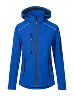 Promodoro Softshell Jacke mit Kapuze für Damen, Black S, E7855 – Royal