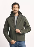 Promodoro Softshell Jacket with Hood for Men, Navy 5XL, E7860 – image 2