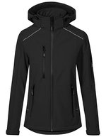Promodoro Softshelljacke mit abnehmbarer Kapuze für Damen, Black S, E7865 – Bild 2
