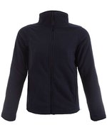 Promodoro Fleece Jacke C+ Slim Fit für Damen, Black S, E7911 – Navy