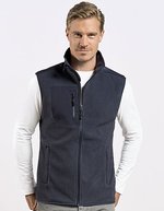 Men´s Canvas Fleece Vest – Navy