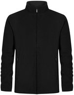 Promodoro Doppelseitige Fleecejacke mit Stehkragen, Black/Black S, E7961 – Bild 2