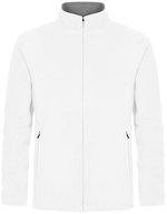 Promodoro Doppelseitige Fleecejacke mit Stehkragen, Black/Black S, E7961 – Blanc/Nouveau Gris clair (Uni)