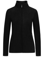 Promodoro Double Fleecejacke mit Stehkragen für Damen, Black/Black S, E7965 – Bild 2