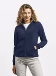 Promodoro Veste Polaire Double avec Col Officier pour Femme, Red/Light Grey (Solid) XL, E7985 – image 2