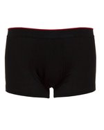 Promodoro Moderne Herren-Boxershorts mit Kontrast-Rand, Black/Red S, E8001 – Bild 3