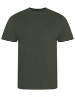 Ecologie Cascades Organic T-Shirt aus Bio-Baumwolle, Arctic White S, EA001 – Olive Green
