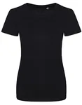 Ecologie Cascades Organic T-Shirt aus Bio-Baumwolle, Charcoal L, EA001F – Jet Black