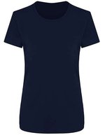 Ecologie Ambaro Recycled Sport T-Shirt Damen, Arctic White XS, EA004F – Blu navy francese