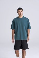 Ecologie Recyceltes Oversize T-Shirt Boxy Fit, Black XS, EA006 – Bild 1