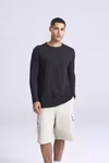 Ecologie Erawan T-Shirt Manches Longues en Coton Biologique Durable, Arctic White XS, EA021 – image 2