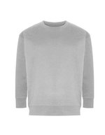Ecologie Recyceltes Sweatshirt mit angerauter Oberfläche – Heather Grey
