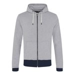 Ecologie Okavango Nachhaltigkeits Zoodie Slim Fit, Black/Charcoal XS, EA051 – Bild 3