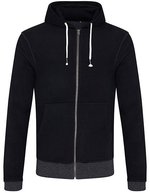 Ecologie Okavango Nachhaltigkeits Zoodie Slim Fit – Black/Charcoal