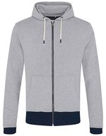 Ecologie Okavango Nachhaltigkeits Zoodie Slim Fit – Heather Grey/Navy