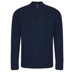 Ecologie Wakhan 1/4 Zip Pullover aus Recyclingmaterial, Black XS, EA061 – Bild 3