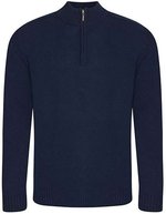Ecologie Wakhan 1/4 Zip Pullover aus Recyclingmaterial – Navy
