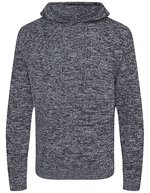 Ecologie Iguazu Nachhaltiger Strick-Hoodie – Heather Grey/Charcoal