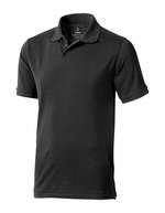 Elevate Life Piqué-Poloshirt Calgary mit Kettenstich für Herren – Anthracite (Solid)