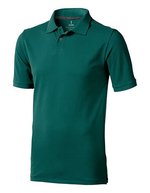 Elevate Life Piqué-Poloshirt Calgary mit Kettenstich für Herren, Anthracite (Solid) XS, EL38080 – Forest