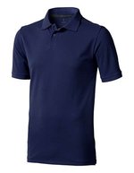 Elevate Life Piqué-Poloshirt Calgary mit Kettenstich für Herren, Anthracite (Solid) XS, EL38080 – Navy