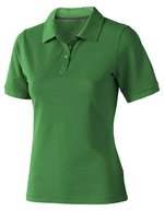 Elevate Life Piqué Polo mit Rippkragen für Damen, Anthracite (Solid) XS, EL38081 – Fern Green
