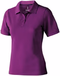 Elevate Life Piqué Polo with Ribbed Collar for Women, Tech Blue S, EL38081 – image 3