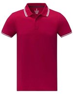 Elevate Life Herren-Polo Amarago aus Piqué-Baumwolle – Red