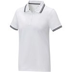 Elevate Life Damen-Polo Amarago mit Kontraststreifen, Black XS, EL38109 – Bild 3